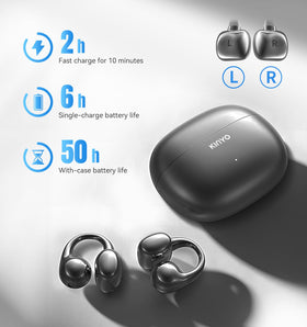King Lucky earbuds with IPX5 waterproof protection against sweat