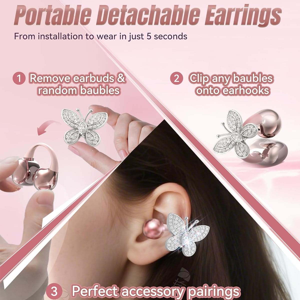 King Lucky earbud microphone close-up showing ENC call clarity advantage