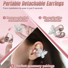 King Lucky earbud microphone close-up showing ENC call clarity advantage