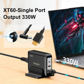 King Ma 330W GaN charger, compact design you can carry in a bag