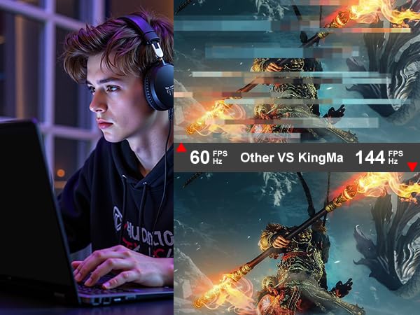 King Ma razor blade compatibility shows the charger powering gaming laptops and more.