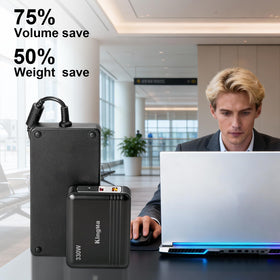 King Ma XT60 high-power cable connected to the charger for reliable multi-device use.