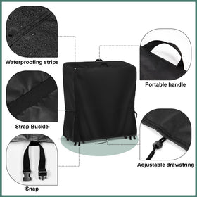 Kingling bottom buckles secured to base for windproof protection