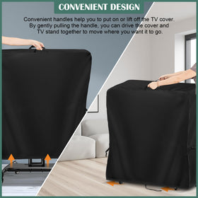 Kingling Outdoor TV Cover UV-resistant fabric protects against sun fading