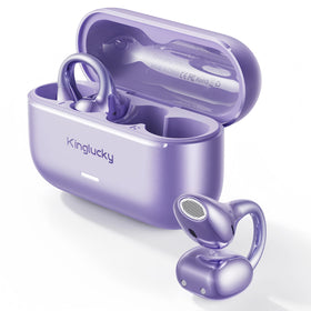 Kinglucky A9 open-ear clip-on design offers all-day comfort and situational awareness.