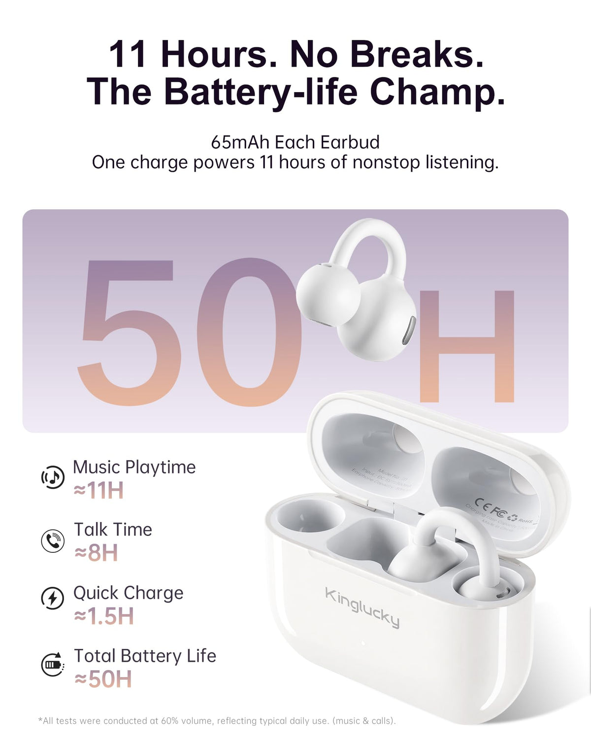 Kinglucky after-sales support with 2-year warranty for peace of mind.