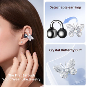 Kinglucky close-up of ear clip detail highlighting secure fit and comfortable lightweight design