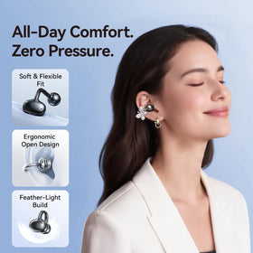 Kinglucky crystal butterfly earring attached to earbud showing fashionable accessory and removable style