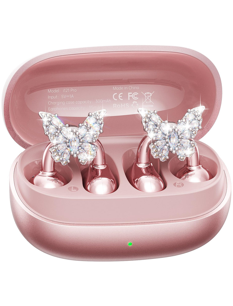 Kinglucky front packaging in rose gold showing product and benefit
