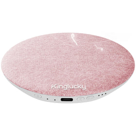 Kinglucky front view of mini pillow speaker showing compact design and private listening benefit