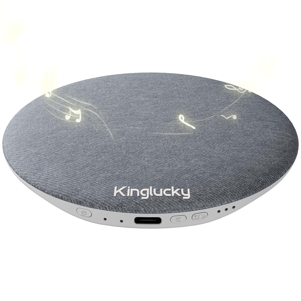 Kinglucky front view showing speaker face and benefits of private listening