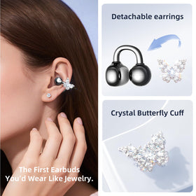 Kinglucky Gen2 close-up of ear clip showing lightweight secure fit for small ears