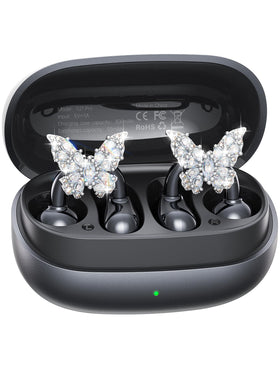 Kinglucky Gen2 front packaging showing earbuds and butterfly earrings, ideal gift presentation