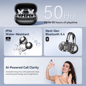 Kinglucky Gen2 in-use while walking outdoors providing stable Bluetooth audio