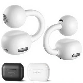 Kinglucky open-ear clip-on earbuds for small ears offer a comfortable, secure fit.