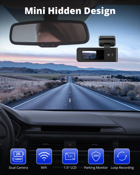 Kingslim E2PRO rear camera close-up showing compact design and reliable coverage