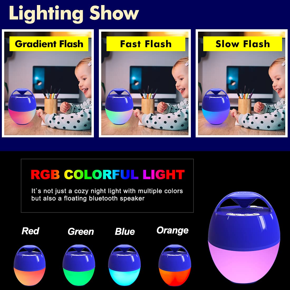 Color-changing lights synchronize with music for atmospheric pool parties