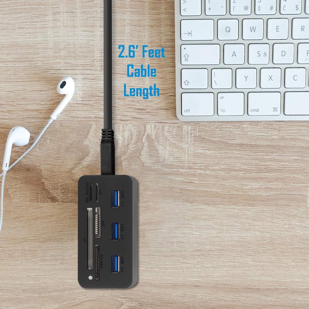 Kingwin included USB cable provides 5 Gbps connectivity for quick syncing.