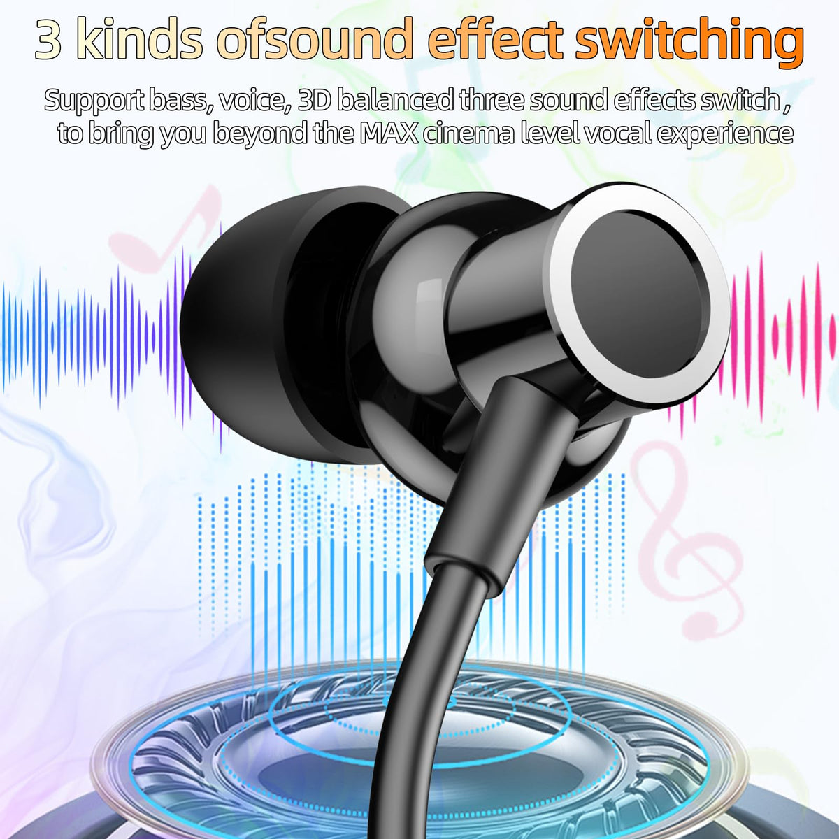 Kinobo Hi-Fi stereo sound delivering crisp highs and strong bass