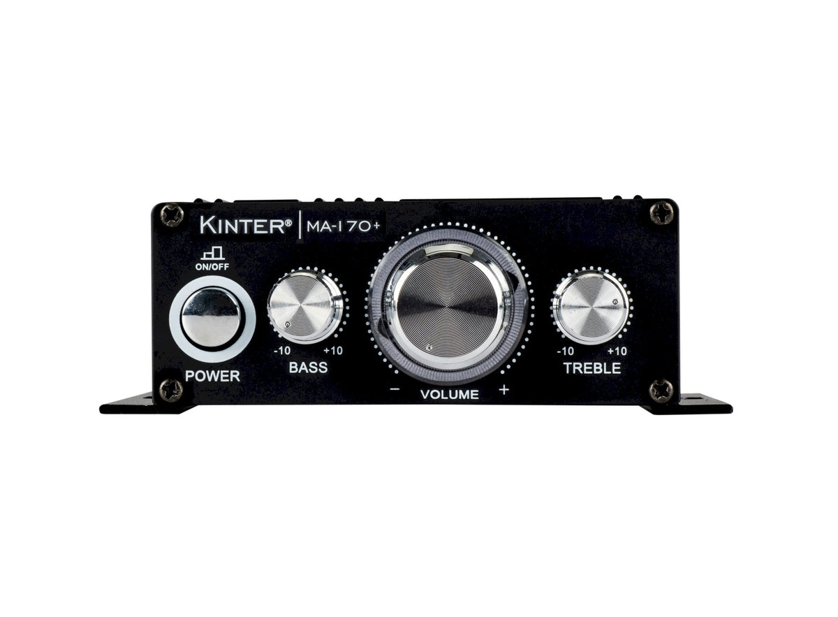 Kinter MA170+ power supply connected for a ready-to-use arcade setup.