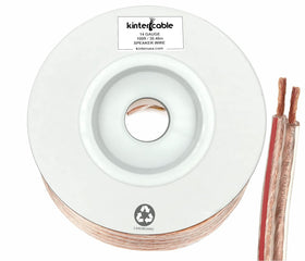 Kinter cable spool in box dispensing neatly to speed installation