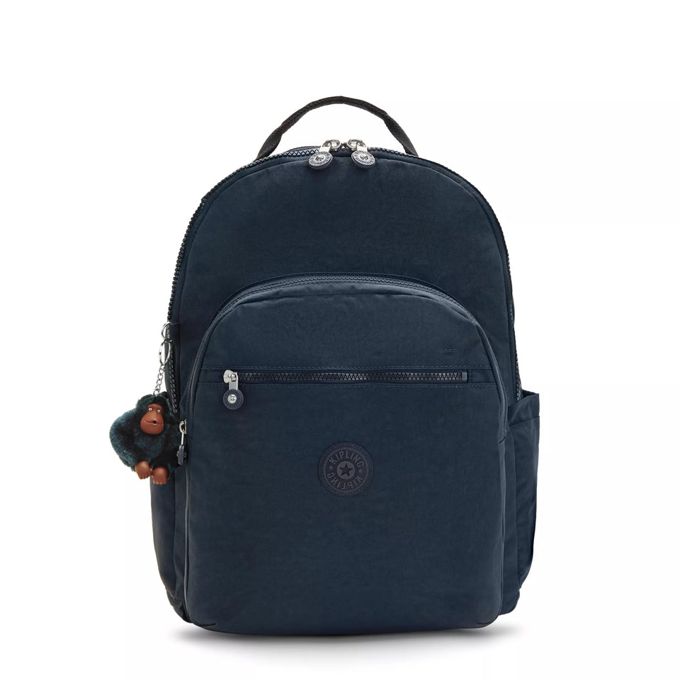 Kipling Seoul Extra Large with laptop sleeve protects your 17-inch laptop on the go