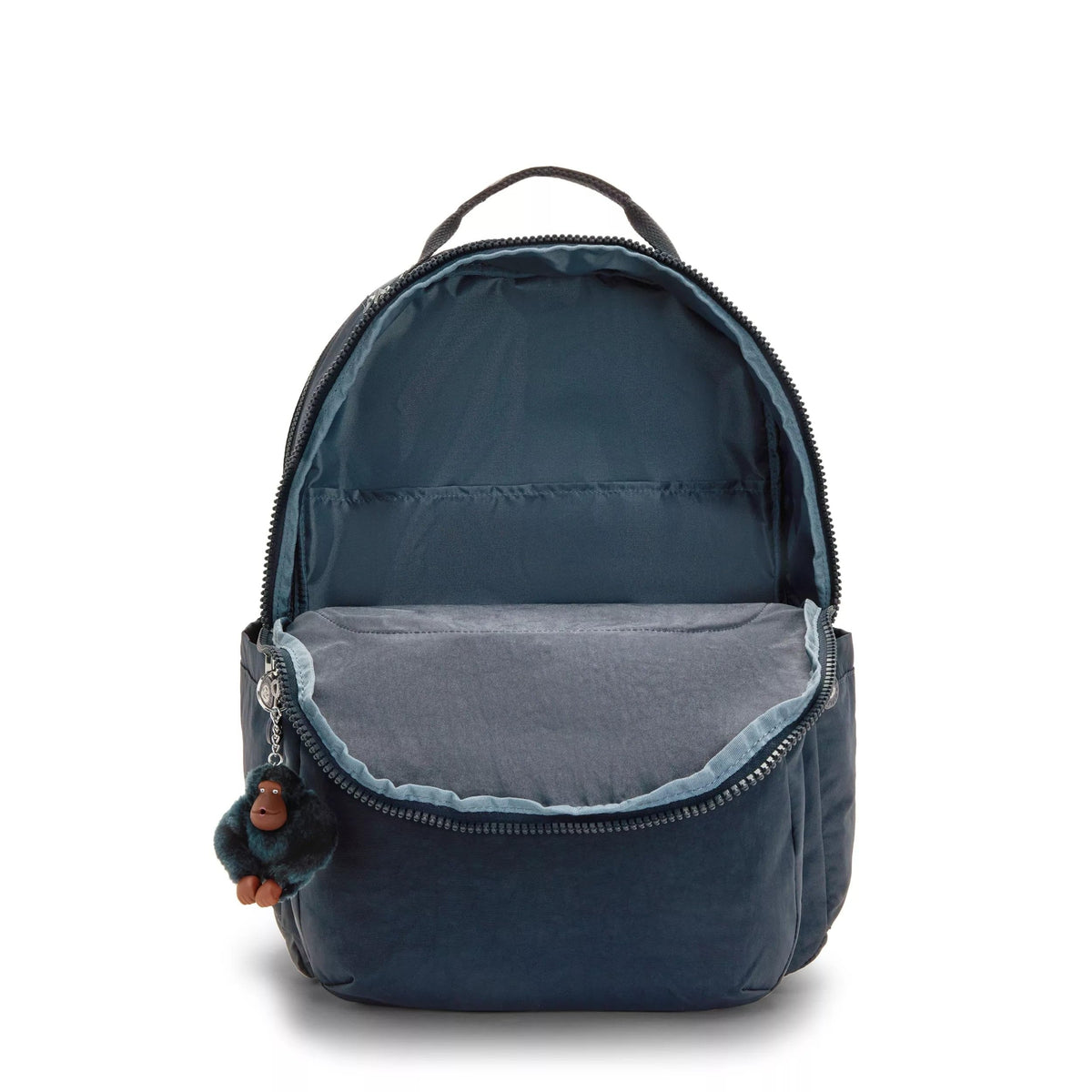 Kipling Seoul uses water-resistant nylon for durable daily use