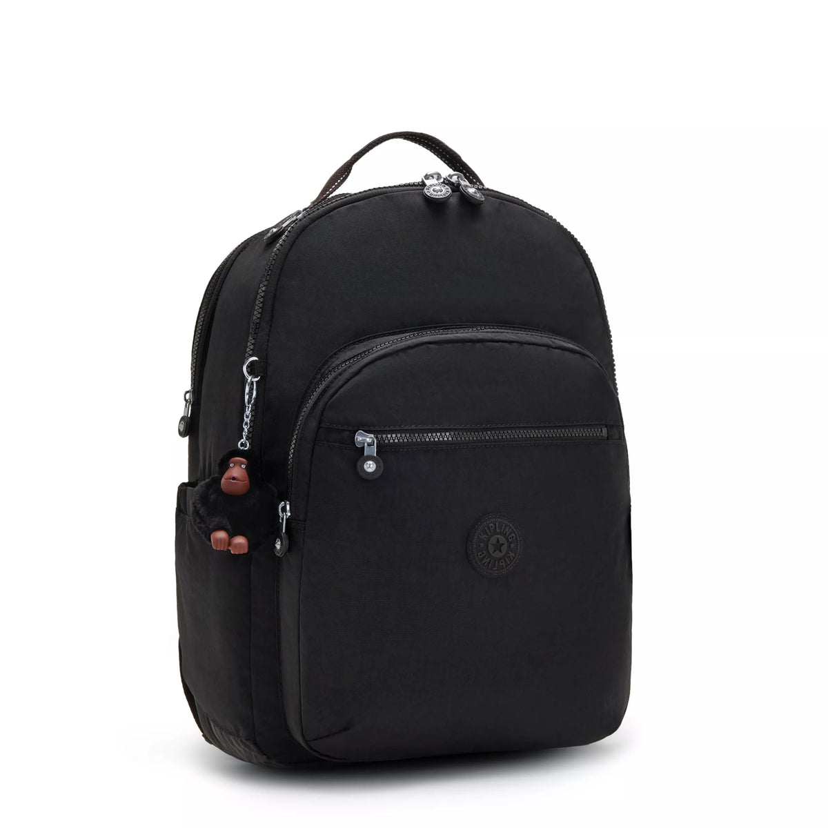 Kipling Seoul Extra Large with water bottle pocket keeps hydration within reach.