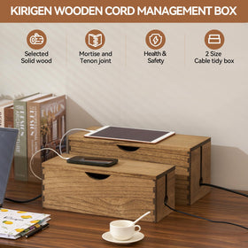 KIRIGEN close-up of solid wood grain finish showing natural texture and warmth