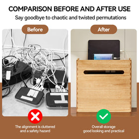 KIRIGEN freestanding design keeps networking gear reachable and uncluttered