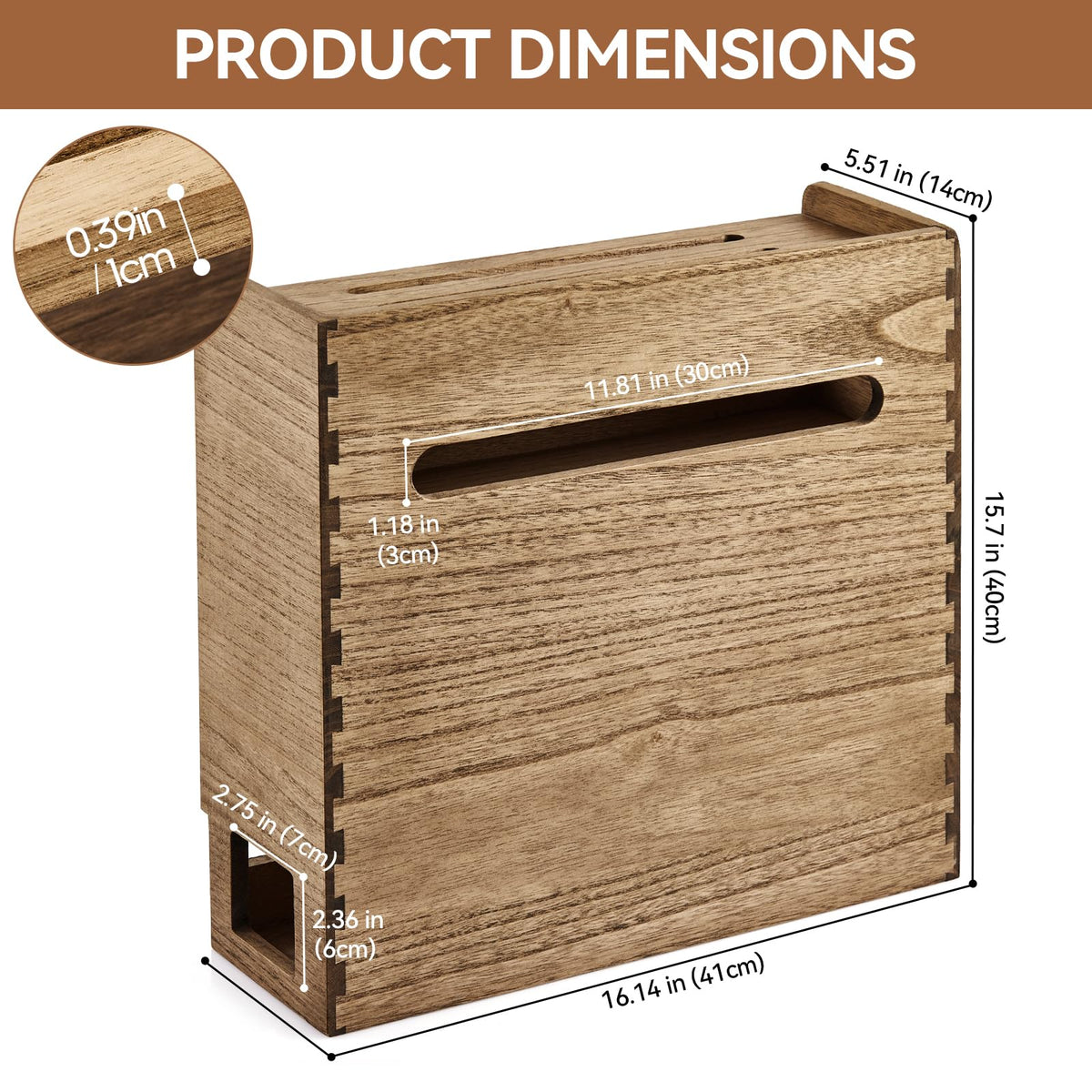 Open side and back access in the KIRIGEN box simplifies cord routing and reduces tangles.