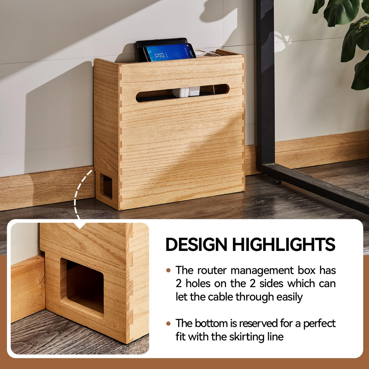 KIRIGEN tech-organization area for routers, modems, and adapters