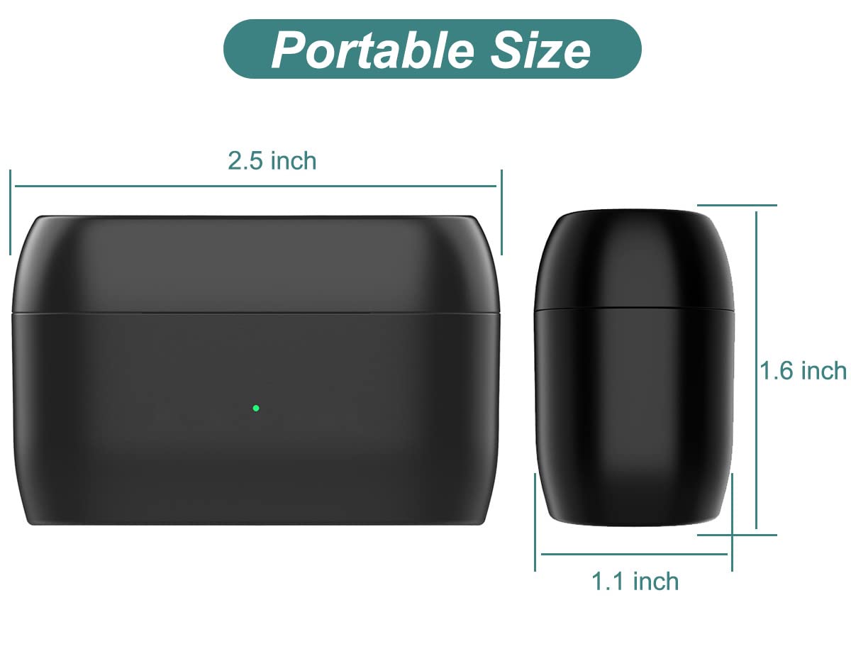 Kissmart Elite 85t charging case in travel scenario boosts earbuds on trips.