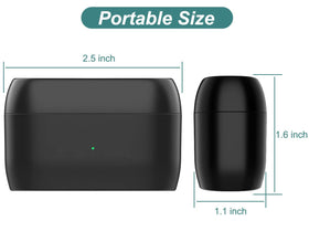 Kissmart Elite 85t charging case in travel scenario boosts earbuds on trips.