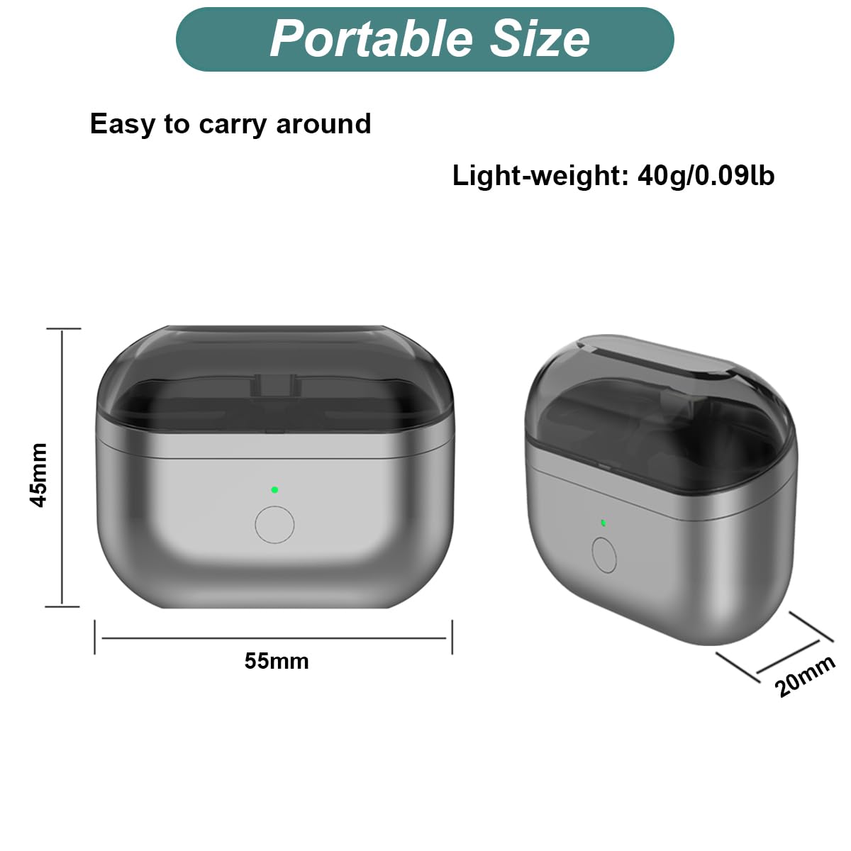 Kissmart Galaxy Buds 3 Pro charging case includes USB-C cable for immediate charging
