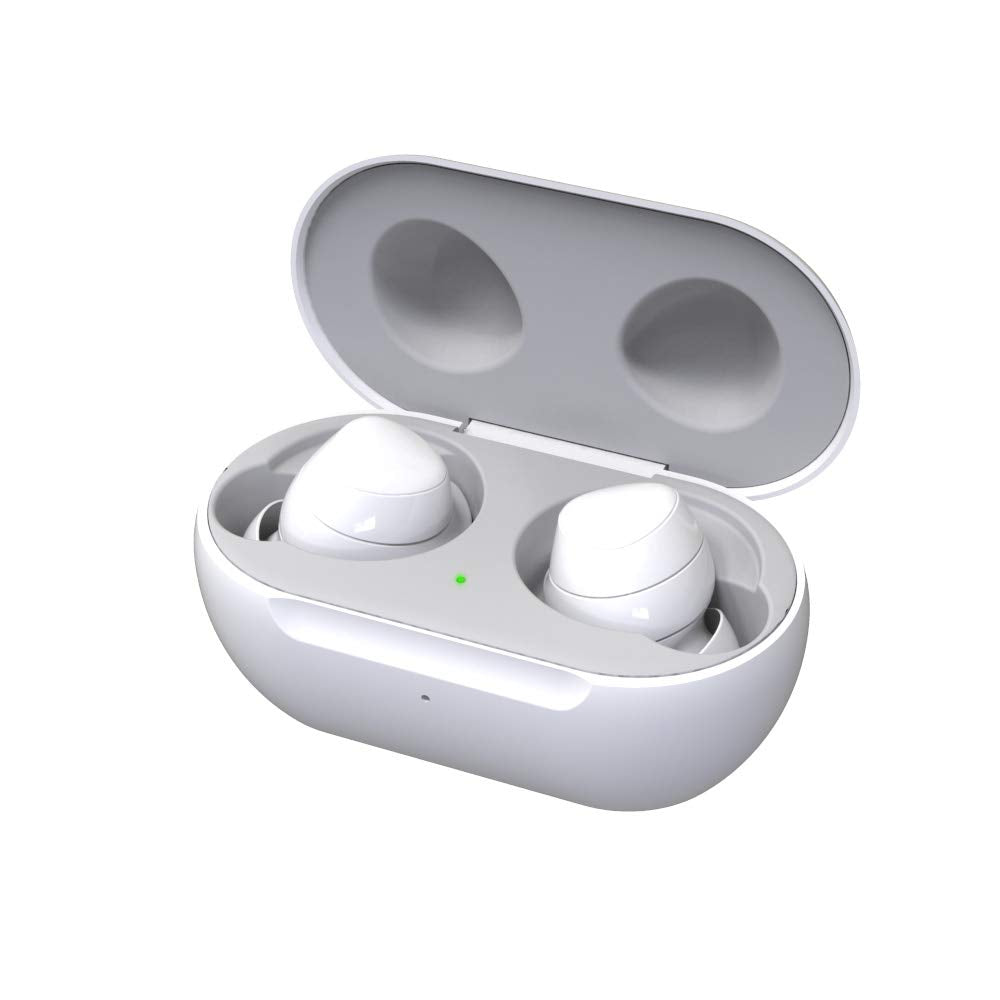Kissmart charging case with LED indicators showing charging status.