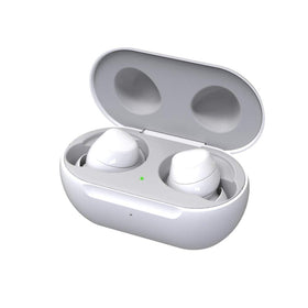 Kissmart charging case with LED indicators showing charging status.