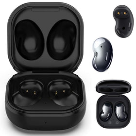 Kissmart Galaxy Buds Live charging case front view with USB-C port for fast charging.