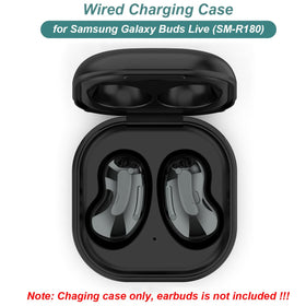 Kissmart Galaxy Buds Live charging case interior holding buds securely for travel.
