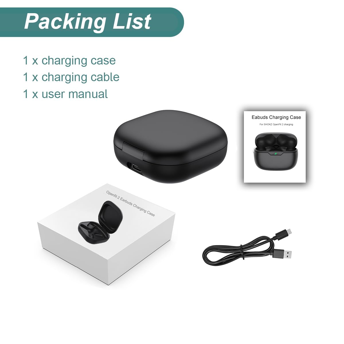 Kissmart charging case in a backpack pocket, ideal for commuting convenience