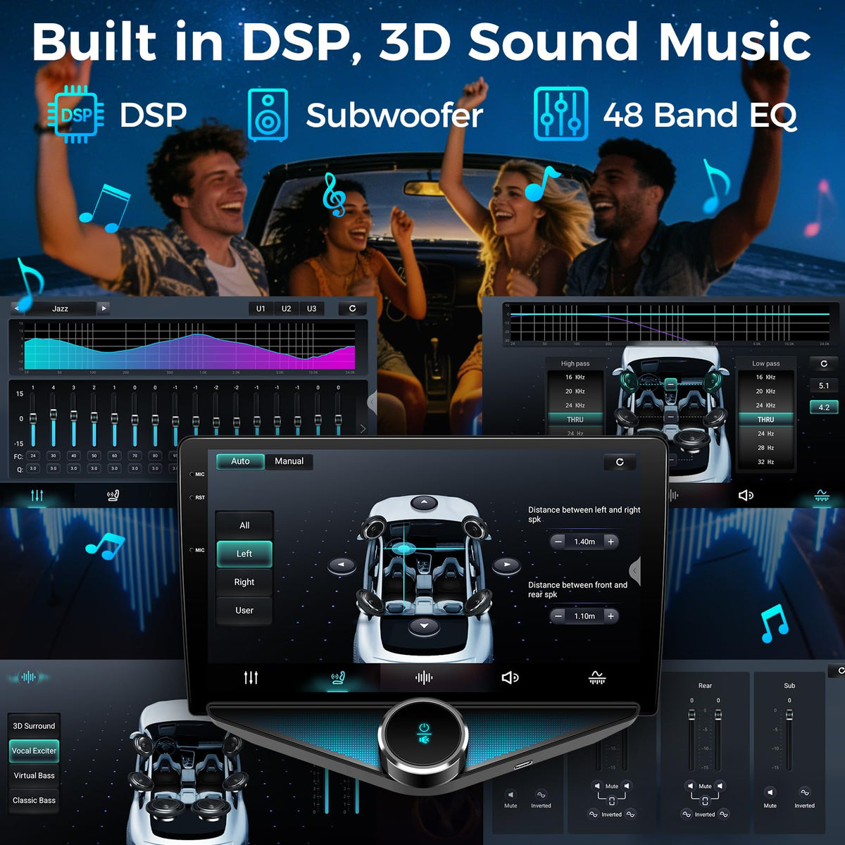 Kissound navigation with offline and online maps improves routing