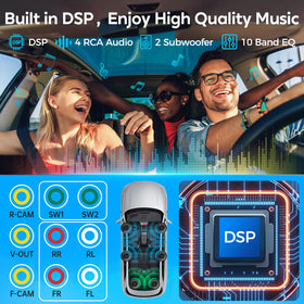 Kissound DSP with 10-band EQ for balanced sound tuning
