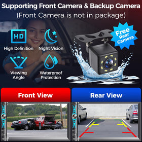Kissound mirror link with dual camera support for safer parking.