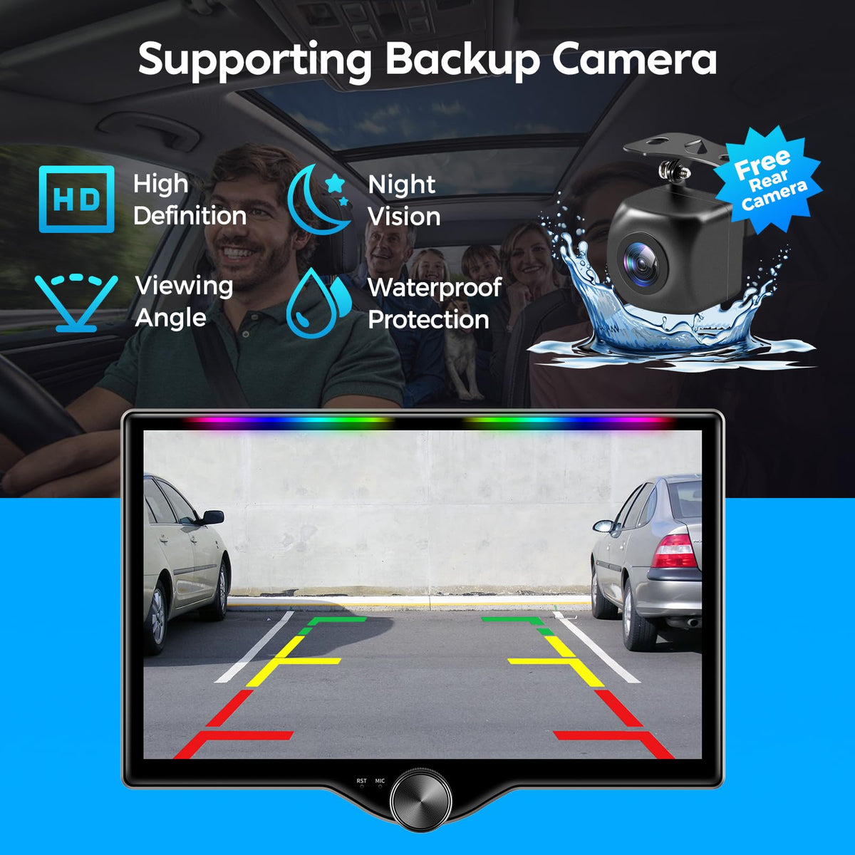 Kissound steering wheel control enables safe, hands-free operation