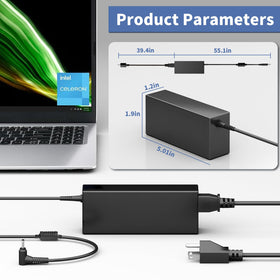 KITEURAD cable demonstrating length and flexible strain relief for travel
