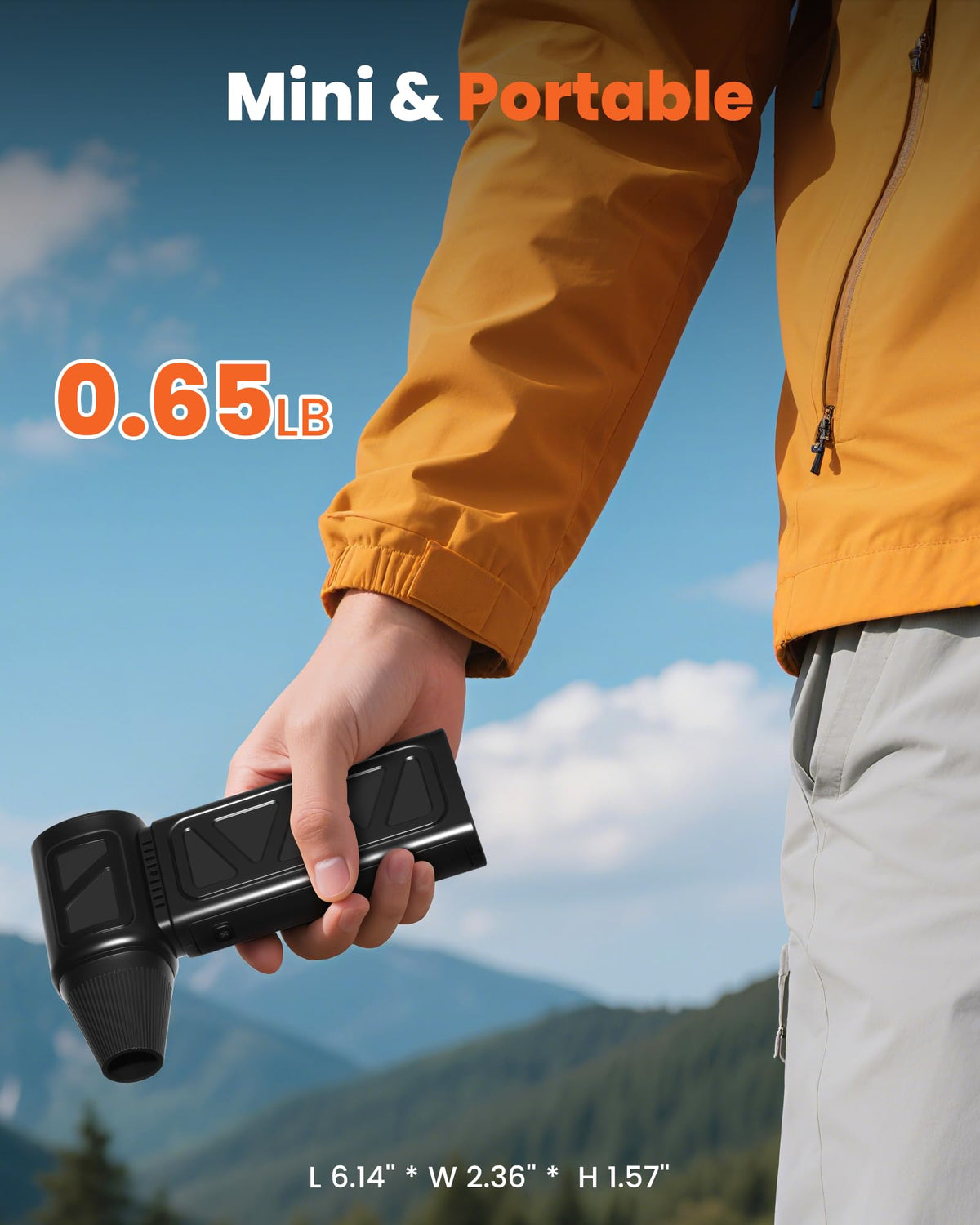 Kitravoxx duster battery pack highlighting dual 4000mAh power