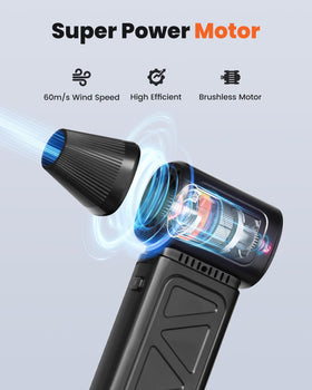 Kitravoxx nozzle detail for precise dust blowing on fan blades
