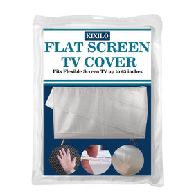 KIXILO foam flat screen TV cover protects a 65W x 36H TV during moving