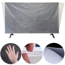 KIXILO TV Cover uses soft poly foam to guard against dust.