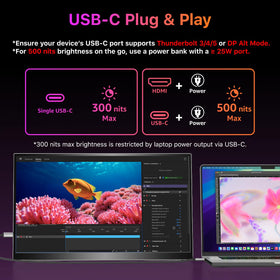Kksmart aluminum chassis and built-in stand provide durable, stable viewing angles